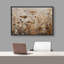 «Neutral Toned Dried Wildflowers Field», reproduction d'art sur toile encadrée-405333718-405333725