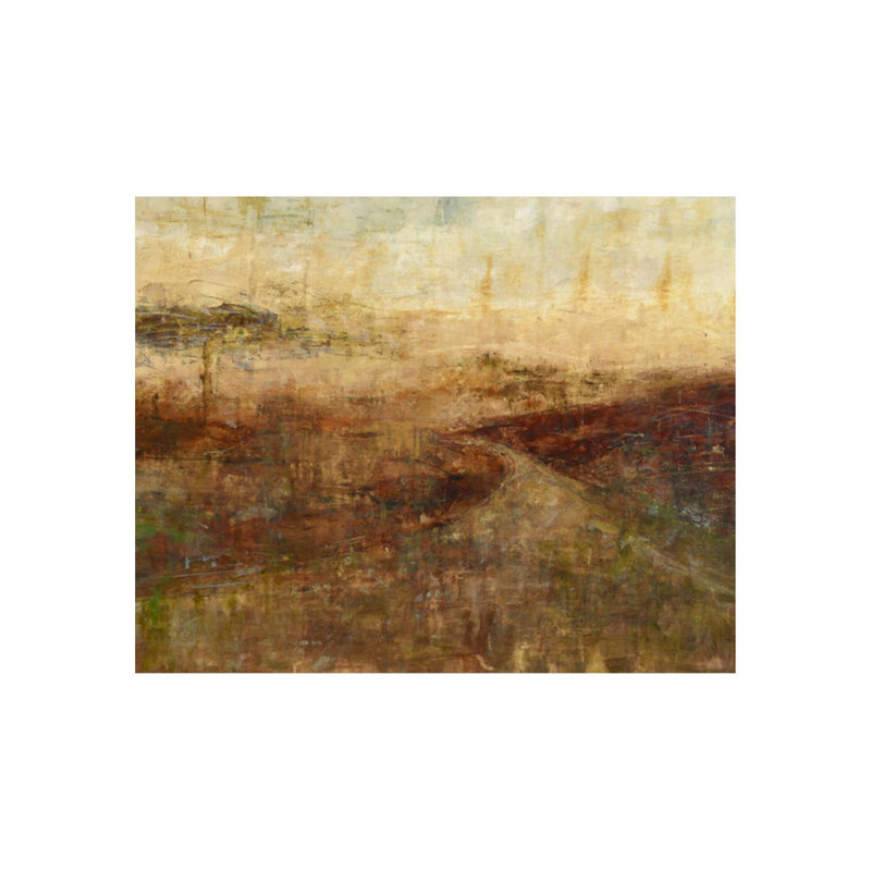 Into the Sun I par Jodi Maas - impression, Gel coupé au couteau, H 40 po x l 50 po x P 1,5 po