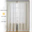 Rideaux Tillie Premium en dentelle ombrée douce et décorative, semi-transparents, filtrant la lumière, à œillets, pour chambre et salon - Ensemble de 2 panneaux (54 x 96 pouces de long, ivoire)-286355481-286355483