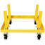 Support pour moteur roulant 750lbs, largeur et longueur réglables, avec 2 sangles à boucle, jaune