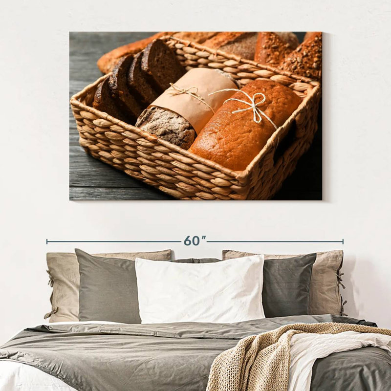 Yarlin Bread Gift Basket, 34" H x 51" W