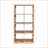 8-Cube Storage Organizer with Open Back Shelves, Modern Walnut Brown Bookcase for Home Office | MDF &amp; Particleboard-723955287