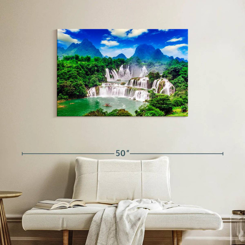 Alvord Chinese Waterfall, 26" H x 39" W
