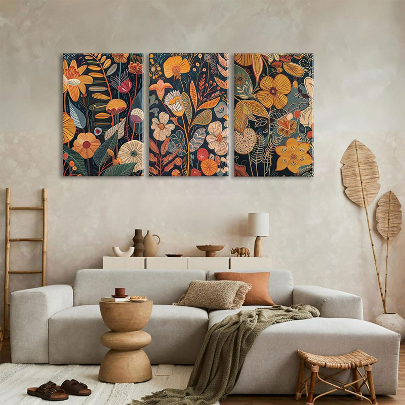 3 Piece Wrapped Canvas Print