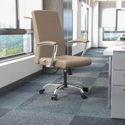 Fauteuil de bureau en cuir Kenil