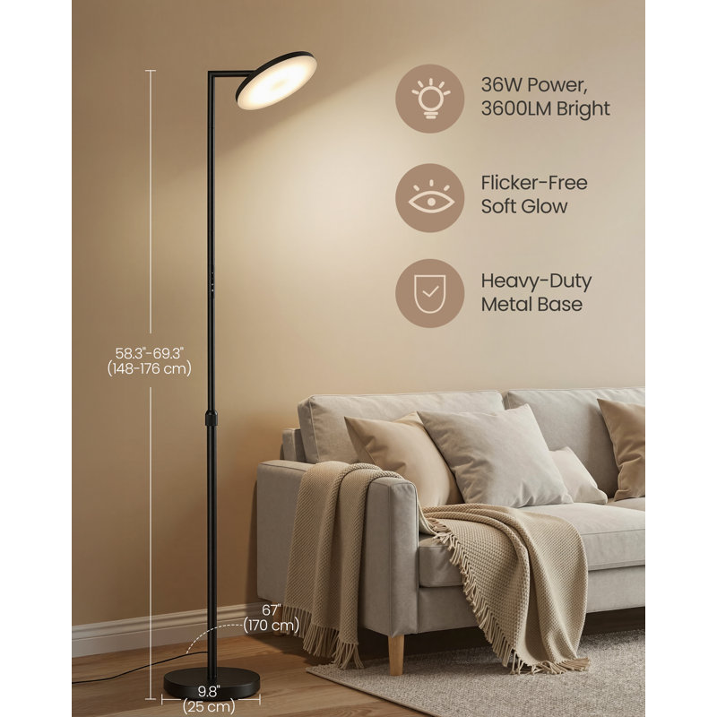 69.3cm LED Torchiere Floor Lamp