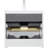 Wall-Mounted Bathroom Vanity - Sink, Floating Storage Cabinet, Stone Resin Countertop, Soft Close Drawers-1592835728-1592835741