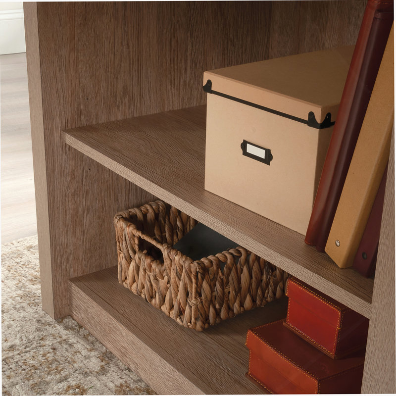 Bureau avec tablette de rangement ouverte