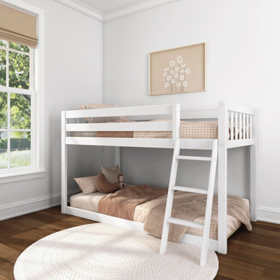 Lylee Twin Over Twin Solid Wood Standard Bunk Bed by Harriet Bee