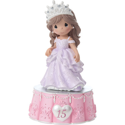 Precious Moments Quinceanera Birthday Girl Musical Figurine 6 Inch