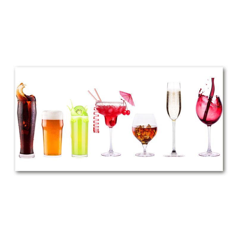 Lopaz 50cm W x 100cm L Glass Peel and Stick Panel