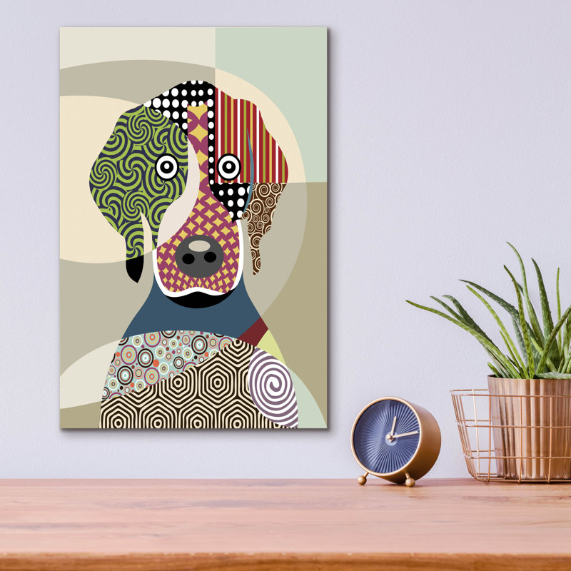 «Beagle Dog I» par Lanre Adefioyue, H 16 po x l 12 po x P 0,13 po