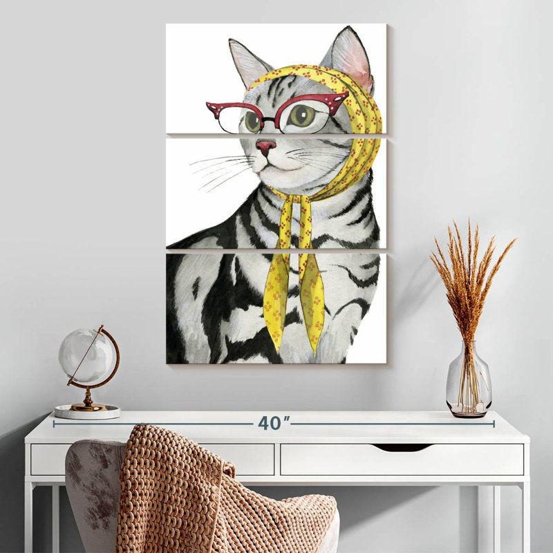 Brampt Cool Cat III, 32" H x 20" W