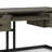 Hampden Solid Wood Top Metal Base Writing Desk