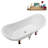 71" Streamline Clawfoot Tub,Tray,Drain and Clawfeet-101628946-102360908