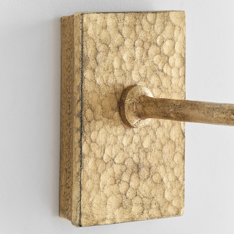 Chapman and Myers Aiden Large Tail Sconce, Gilded Iron