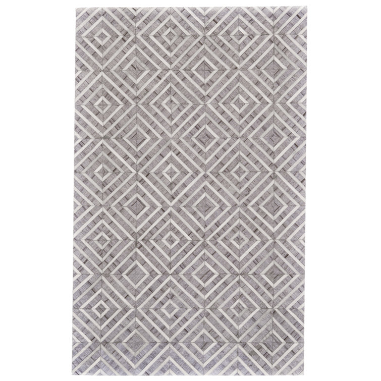 Pierce Handwoven Ivory/Slate Area Rug