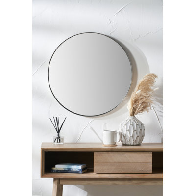 Stainless Steel Round Wall Mirror