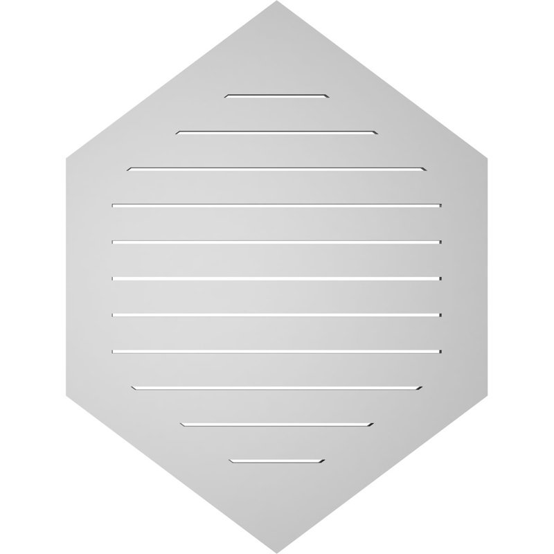 Pente verticale verticale en uréthane 9 pi, H 1 po x l 32 po x L 42 po