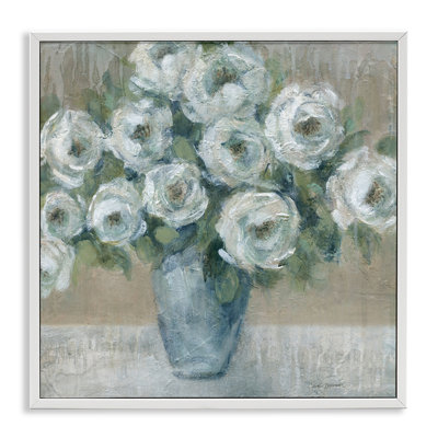 Giclée ronde de roses peintes, design par Carol Robinson
