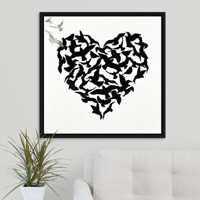 «Hearts in Flight IV», impression sur toile