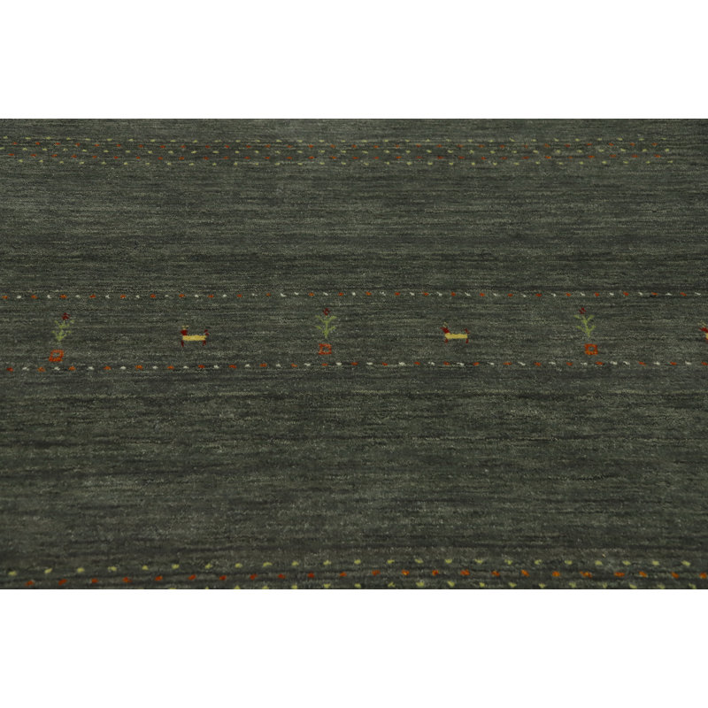 Tapis oriental fait à la main de style Gabbeh 5 x 7