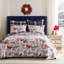 Ensemble de courtepointe à carreaux rouge 3 pièces Greenland Home Fashions Cardinal, 106 x 92 pouces-100660296