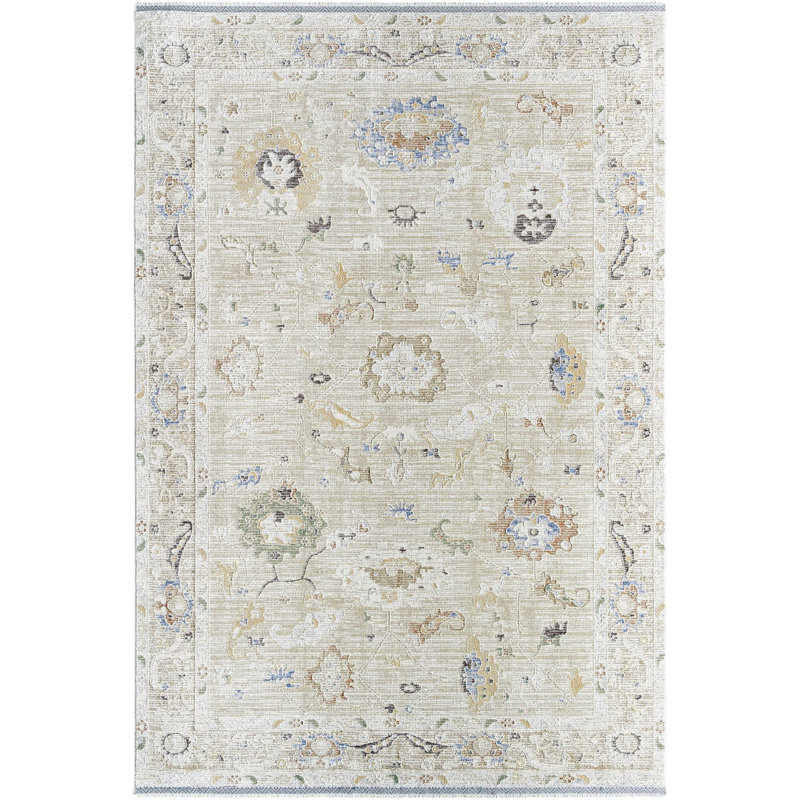 Manalapan Oriental Indoor Rug, Rectangle 5' x 7'
