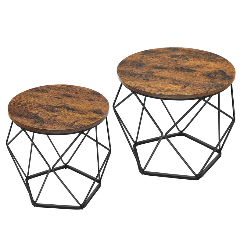 Keema Frame 2 Piece Bunching Coffee Table Sets, null