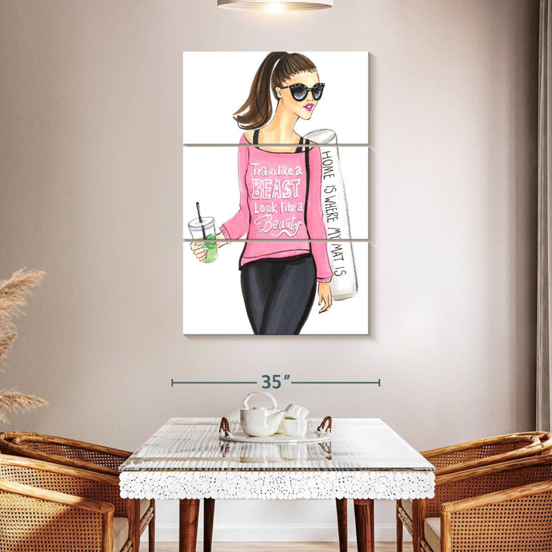 Senne Yogi, 50" H x 32" W
