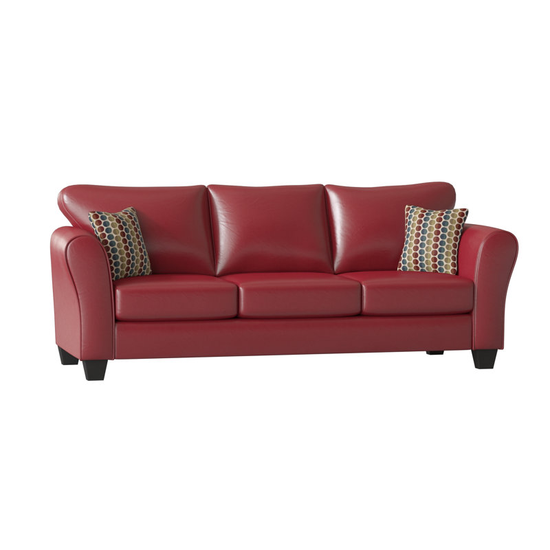 Fredericktown Upholstered 96'' Sofa, Bulldozer Sapphire