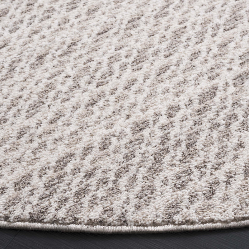 Bertrame 100 Performance Geometric Rug, Round 6'7"