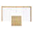 Azrien Wood 6 - Person Modular Patio Conversation Set with Cushions-383619605