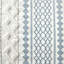 Housse de couette en coton très grand / très grand - chenille, motifs géométriques, sans produits chimiques avec multicolore, 4 attaches de coin, literie chaude et douce