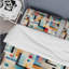 Ensemble de housse de couette géométrique Amrin Urban Geometric - Microfibre polyester-692415854