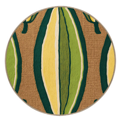 Washable Wampee Fruits Area Rug