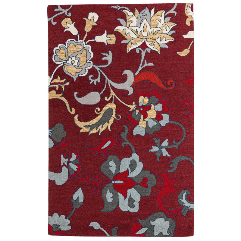 Tapis bordeaux Oarte