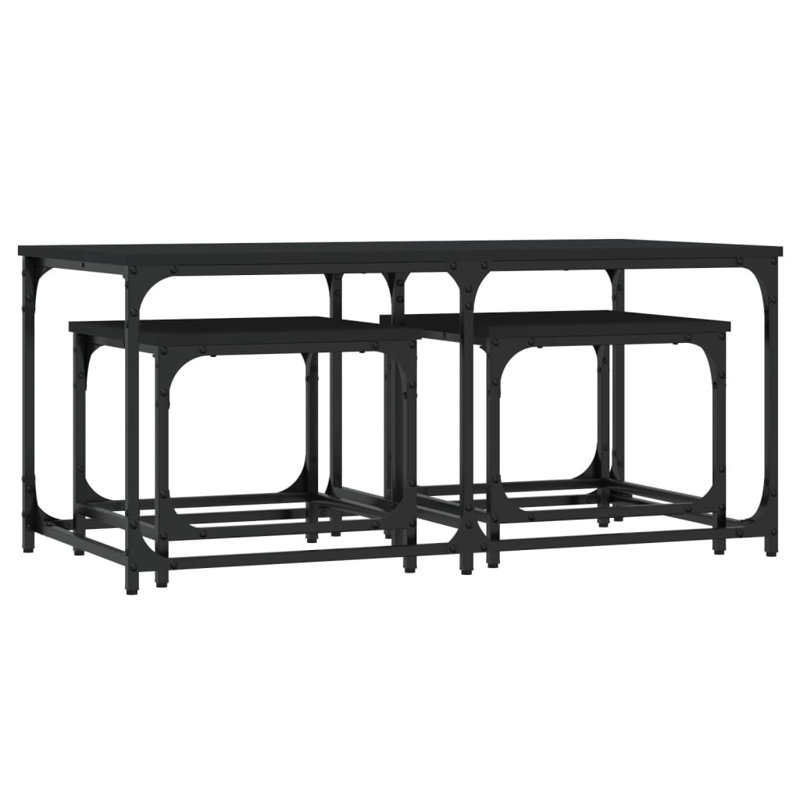 Hindsboro Four Leg Coffee Table, Black