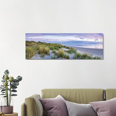 Dune Beach Panorama, Sylt, Schleswig-Holstein, Germany by Jan Becke - Wrapped Canvas Panoramic Print