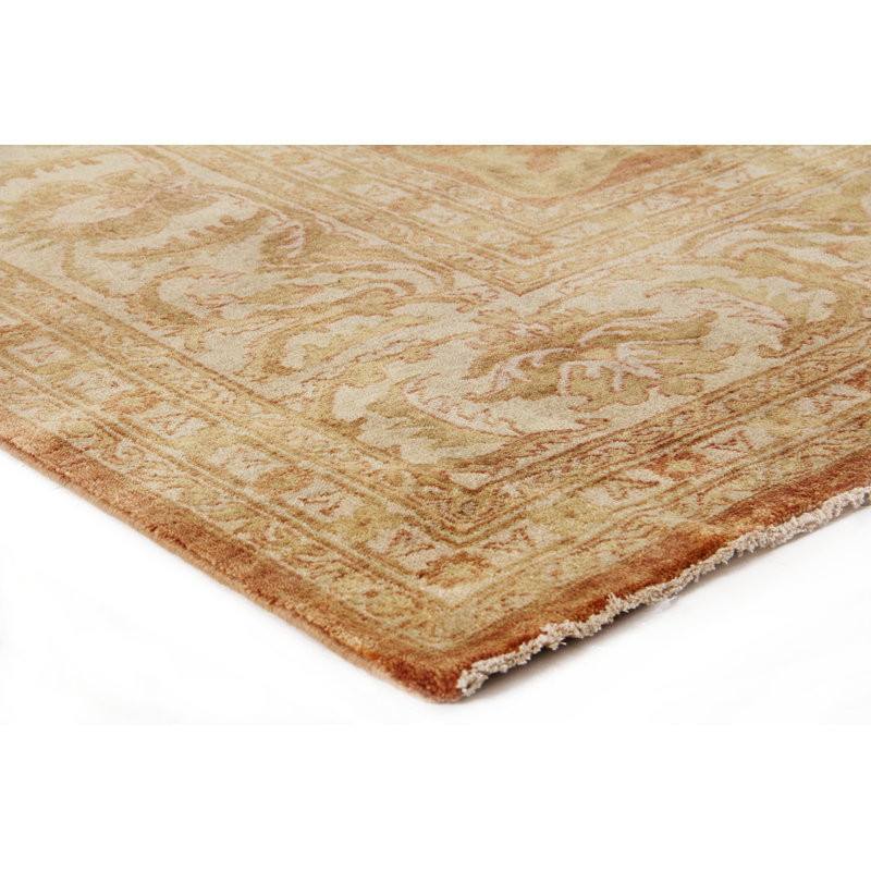 Antique Weave Oushak Hand Woven Wool Oriental Area Rug, Rectangle 10' x 14'