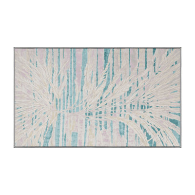 Machine Washable Gray Area Rug