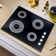 Cosmo 24 in. Electric Ceramic Glass Cooktop with 4 Elements, Dual Zone Element, Hot Surface Indicator Light and Control Knobs