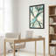 Toile sarcelle et rouille-133562863