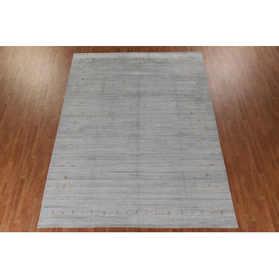 Tapis rayé Gabbeh 9 x 12