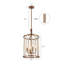 Lustre cylindrique unique à 4 lumières Advith