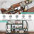 63 Inch Long Console Table Industrial Sofa Table Behind Couch Narrow Entryway Tables Living-Room Hallway Foyer Accent Table 4 Tier Display Shelves Metal Frame