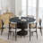 Solid Wood Dining Table Round Pedestal Kitchen Table-576250256-576250263