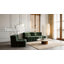 Green Velvet Double Sofa,  Wide with High-Density Foam, Frame-Free Waffle Pattern Design Fast Dispatch From UK Warehouse – Dispatched Within 2 Days-1305212758