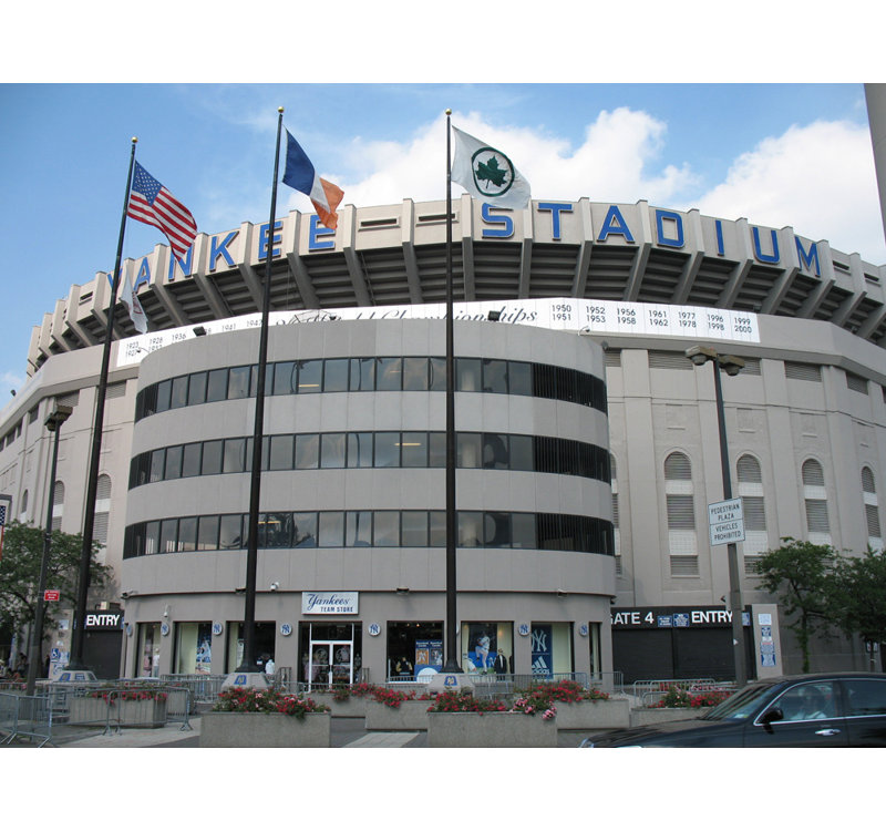 Yankee Stadium, 18" H x 24" W