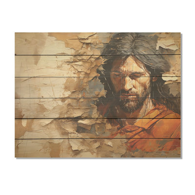 «Parable Palette», collage mural «Christianity Wood» sur bois de pin naturel